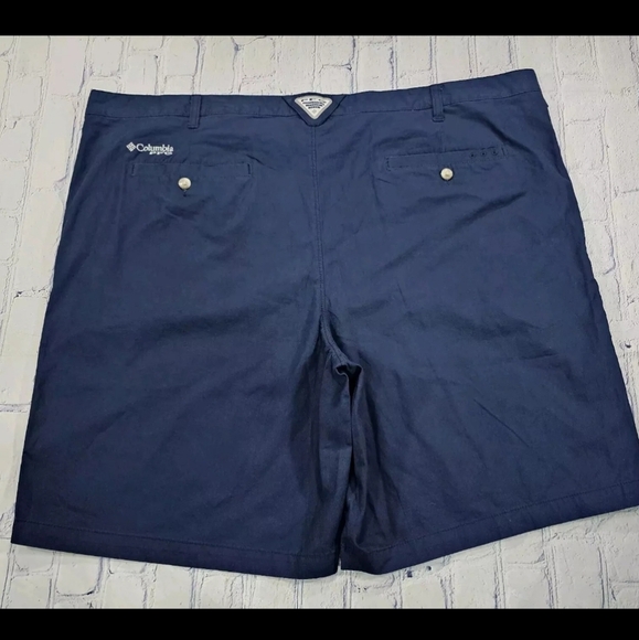 Columbia Bonehead II Shorts 10in Inseam Navy Blue MENS Shorts SIZE 48 50 52 46 - Picture 3 of 12
